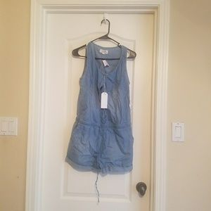 Blue jean romper